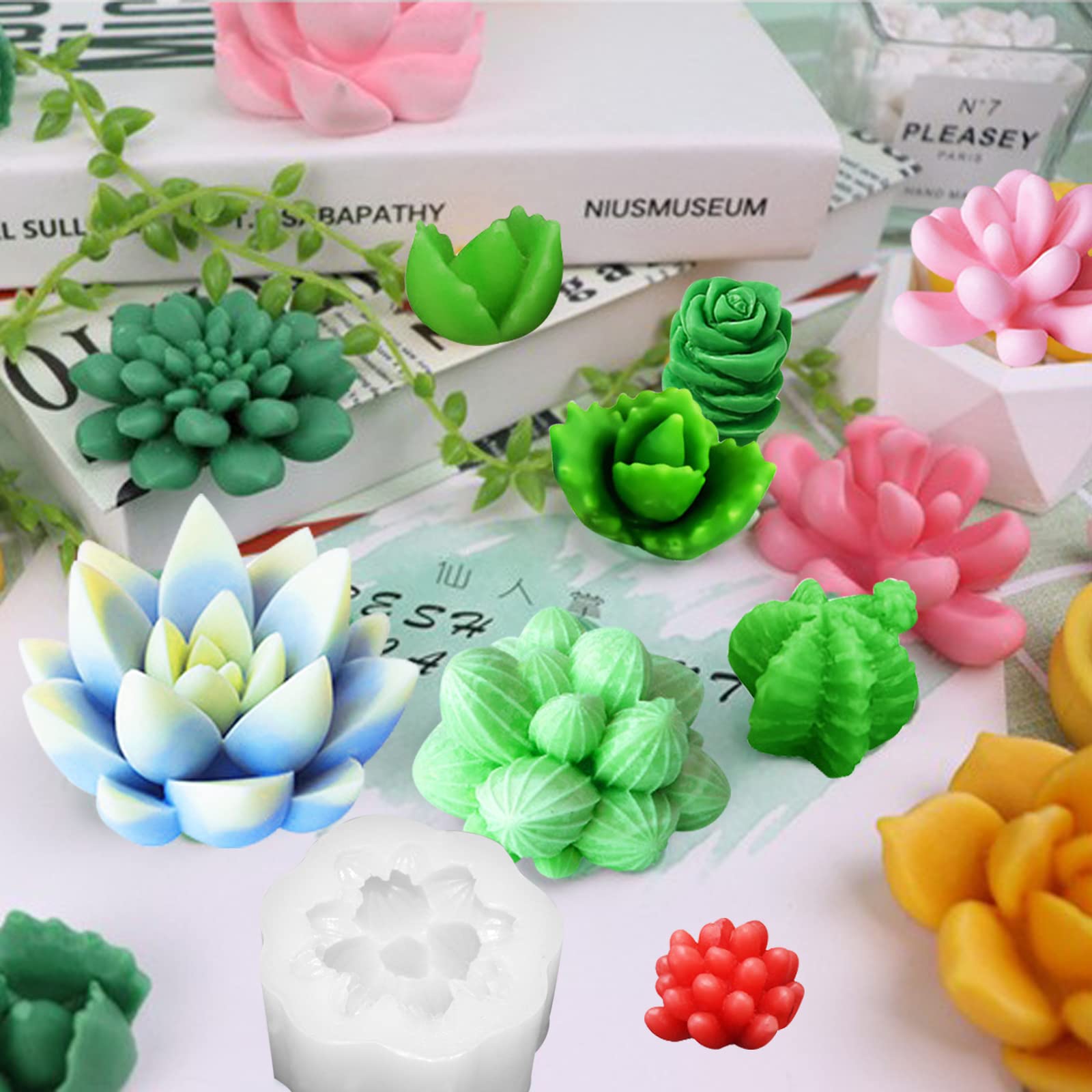 Amazon.co.jp: 多肉植物シリコンモールド サボテンフラワーシリコン